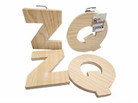 4 Wooden Letters