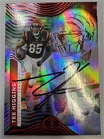 Bengals Tee Higgins Signed Card with COA
