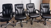 4 Rolling Office Chairs