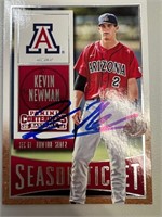 Kevin Newman Signed Card with COA