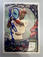 Phillies Jimmy Rollins Signed Card with COA