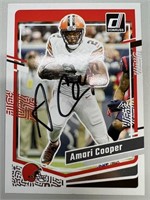 Browns Amari Cooper Signed Card with COA