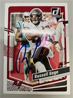 Bucs Russell Gage Signed Card with COA