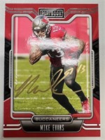 Buccaneers Mike Evans Signed Card with COA