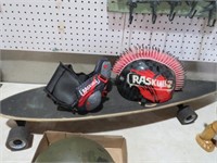 QUEST SKATE BOARD WITH  HELMET AND PADS