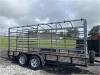 552-CATTLE FRAME THAT GOES TO A 16' TRAILER