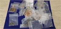 Sterling Silver Chain & Bag of fashion jewellery