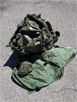 Vintage Military Ruck Sack Backpack, Gear & More
