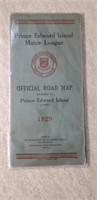 1929 PEI Motor League Official Road Map