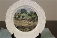 A Currier and Ives Plate