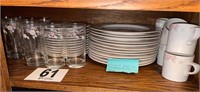 Believed To Be Pfaltzgraff Dinner Set (44 Pieces)