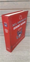 All American Stamp Album with some stamps