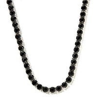 Diamond Polished Black Spinel necklace - 350 carat