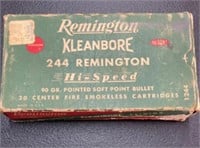 Remington Kleanbore 244 Remington 20 Rounds