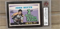 1971-72 John Bucyk All Star card OPC Graded 4 VGE