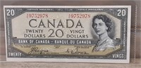 1954 Twenty Dollar Bill "DEVILS FACE" Pre AE