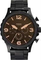 Fossil Nate Chronograph Brown Dial Men's Watch