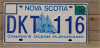 Nova Scotia Blue Nose License plate