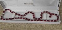 Stunning Gemstone Necklace 18in long