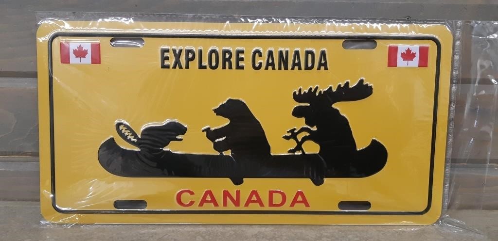 Canada Novelty License plate