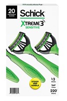 Schick Xtreme 3 Sensitive Men's Disposable Razor