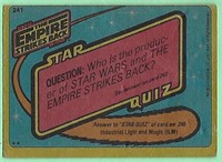 1980 Topps Star Wars "tried, Have You?" Card #241
