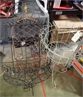 3 WIRE OUTDOOR PLANTER STANDS
