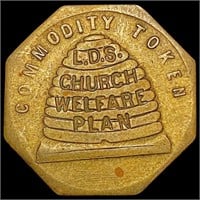 1940 L.D.S. 25C Church Token CLOSELY UNCIRCULATED