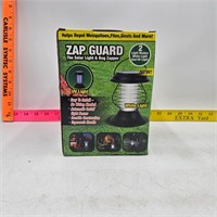 Zap Guard Solar LIght & Bug Zapper, New