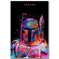 Epic Boba Fett Hunter Star Wars Poster 20 X 30"