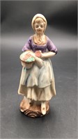 Occupied Japan Porcelain Woman Figurine