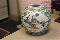 Chinese Famille Verte Ginger Jar