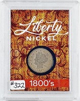 1897  Liberty "V" Nickel   AG