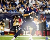 Patriots Bailey Zappe Signed 8x10 with COA