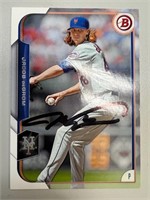 Jacob DeGrom Signed Card with COA