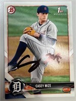 Casey Mize Signed Card with COA