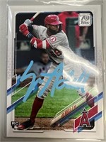 Jo Adell Signed Card with COA