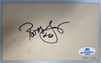 Bob Jay Signed Post Card with COA