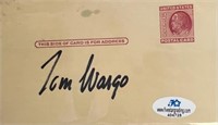 Tom Wargo Signed Post Card with COA