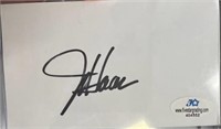 Jay Haas Signed Post Card with COA