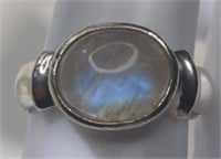 Vintage Sterling Moonstone Ring
Size 9 and