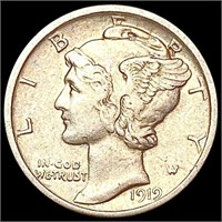 1919-S Mercury Dime NEARLY UNCIRCULATED