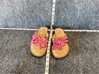 Clarks Bendables Womens Pink Floral Sandals