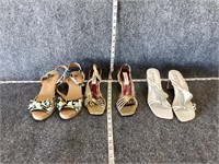 Women’s Heeled Sandals Bundle 7.5-8