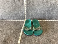 Vionic Womens Green-Blue Sandals 8