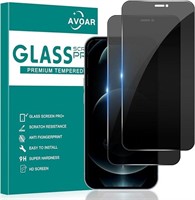 2 Pack iPhone 12 Pro Max Privacy Protector