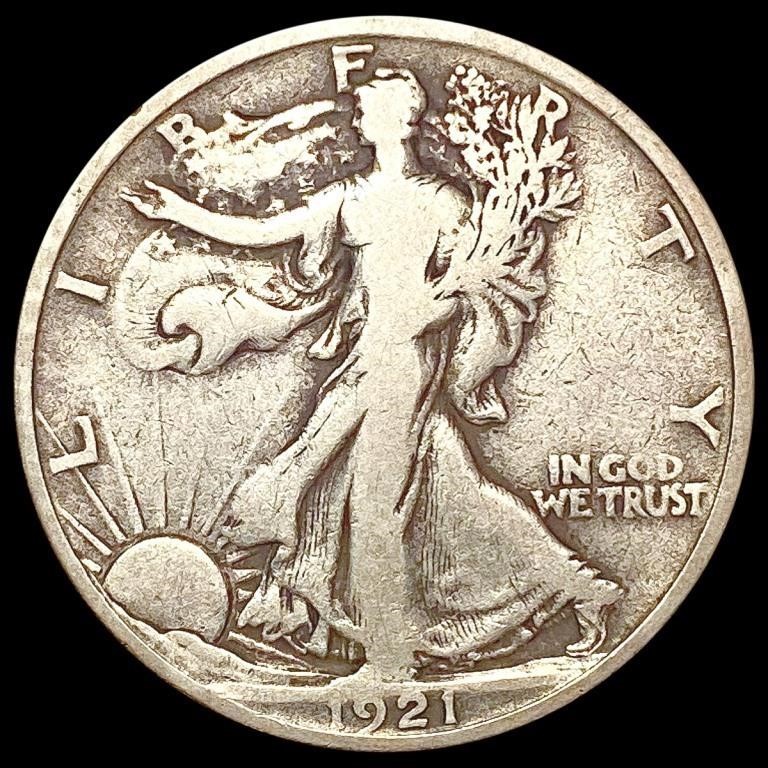 1921 Walking Liberty Half Dollar NICELY