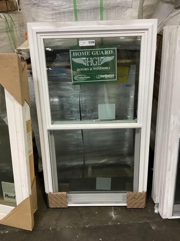 HOME GUARD WHITE VINYL EXT./INT DOUBLE HUNG