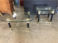 Glasstop Tables Set of 2