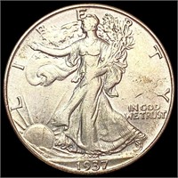 1937-D Walking Liberty Half Dollar CLOSELY